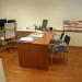 Chefarztzimmer-Einrichtung in Kirschbaum / weiß